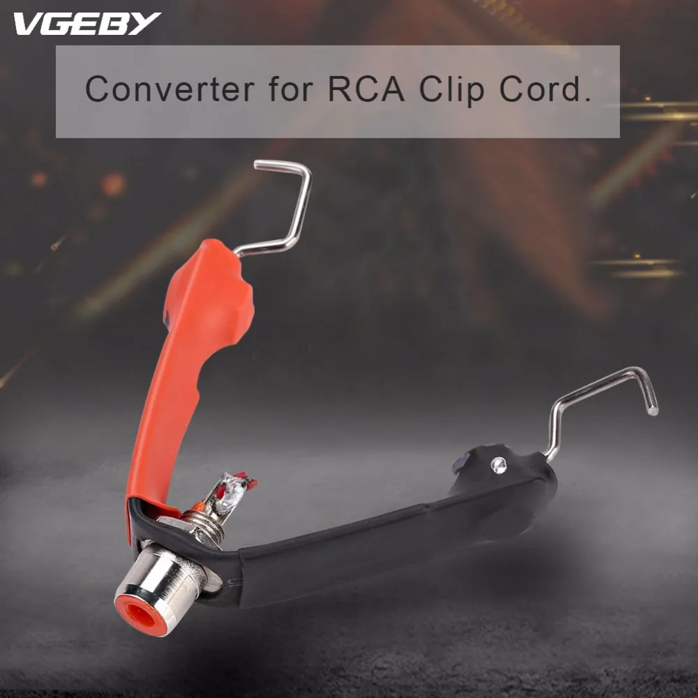 Бесплатная доставка съемный преобразователь для шнура с зажимом RCA Съемный шнур