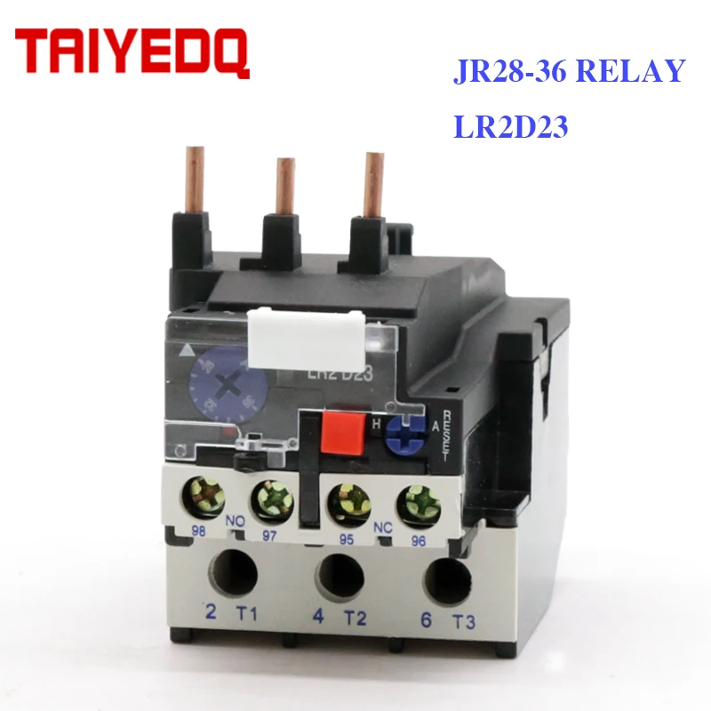 

JR28-36 Thermal Overload Relay 32A 36A 40A Adjustable thermal relay for CJX2 contactor, LR2D23 Overload Protector 3P relay