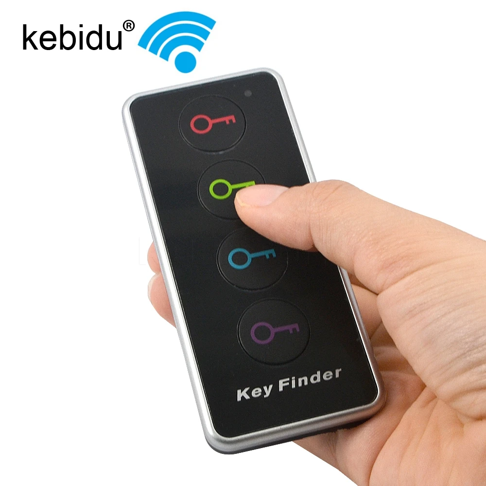 

Kebidu 4 in 1 Advanced Wireless Key Finder Remote Car Key Locator, Anti-Lost with Torch function, 4 receivers and 1 Transmitter