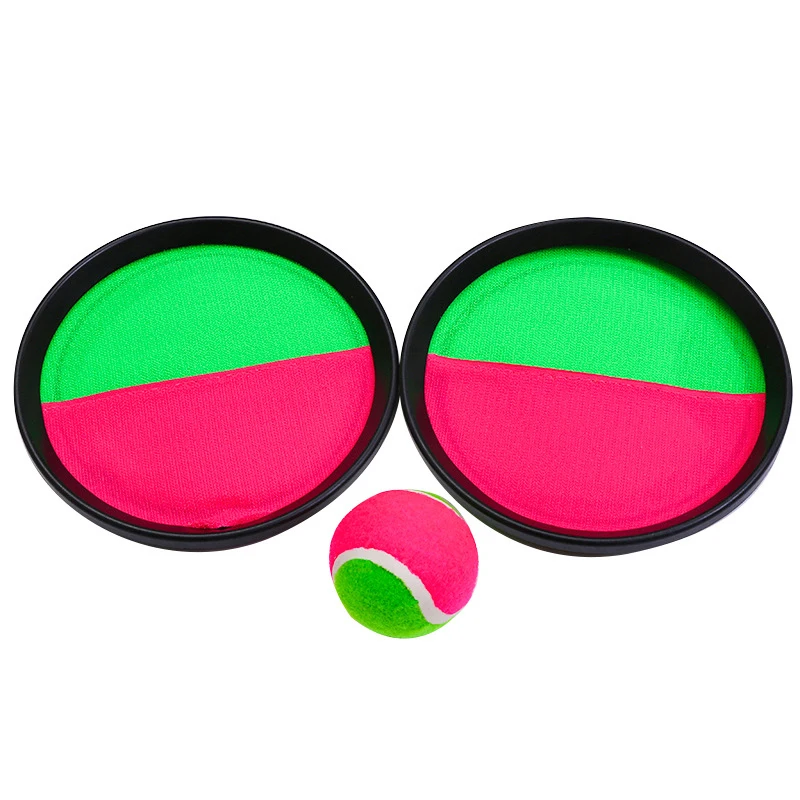 1Set Kids Sucker Sticky Ball Toy Outdoor Sports Catch Ball Game Set