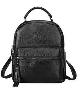 

Joyloading Elegant Tassel Design Cute Girls Stylish Genuine Leather Children Preppy Students Schoolbag Shoulders Backpack