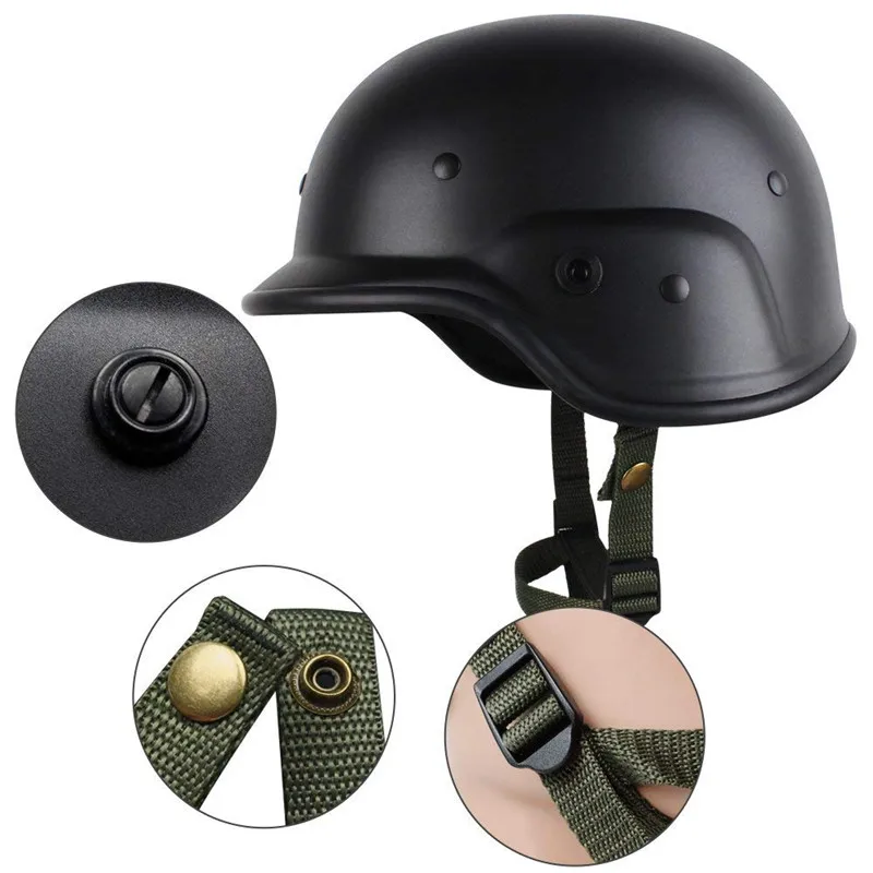 Airsoft M88 PASGT Kelver Helmet with Clear Visor Tactical Combat Hunting Outdoor Cycling Protection Helmet Casco Ciclismo