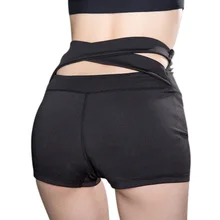 Высококачественные женские шорты для фитнеса с высокой талией быстросохнущие плотные спортивные шорты для йоги 19ing