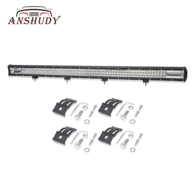 

648W 18000lm LED Bar Work Light Car Headlight Off-road 6500K Truck 4WD 4x4 Truck SUV ATV Waterproof Hi-Lo Beam Accessories 24V