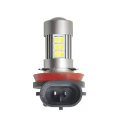 2 шт светодиодные модифицированные Противотуманные фары H8/H9/H11 2835 27SMD головной свет лампы