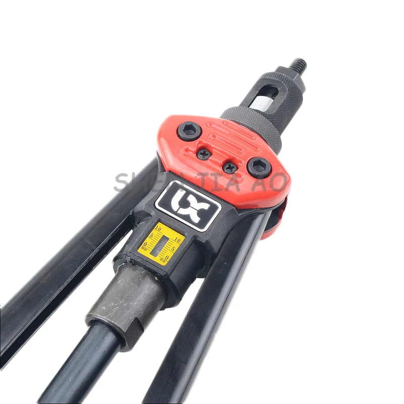 Hand riveting nut gun BT604 M3-M12 hand riveter pull rivet nut riveting automatic back tools with stroke scale