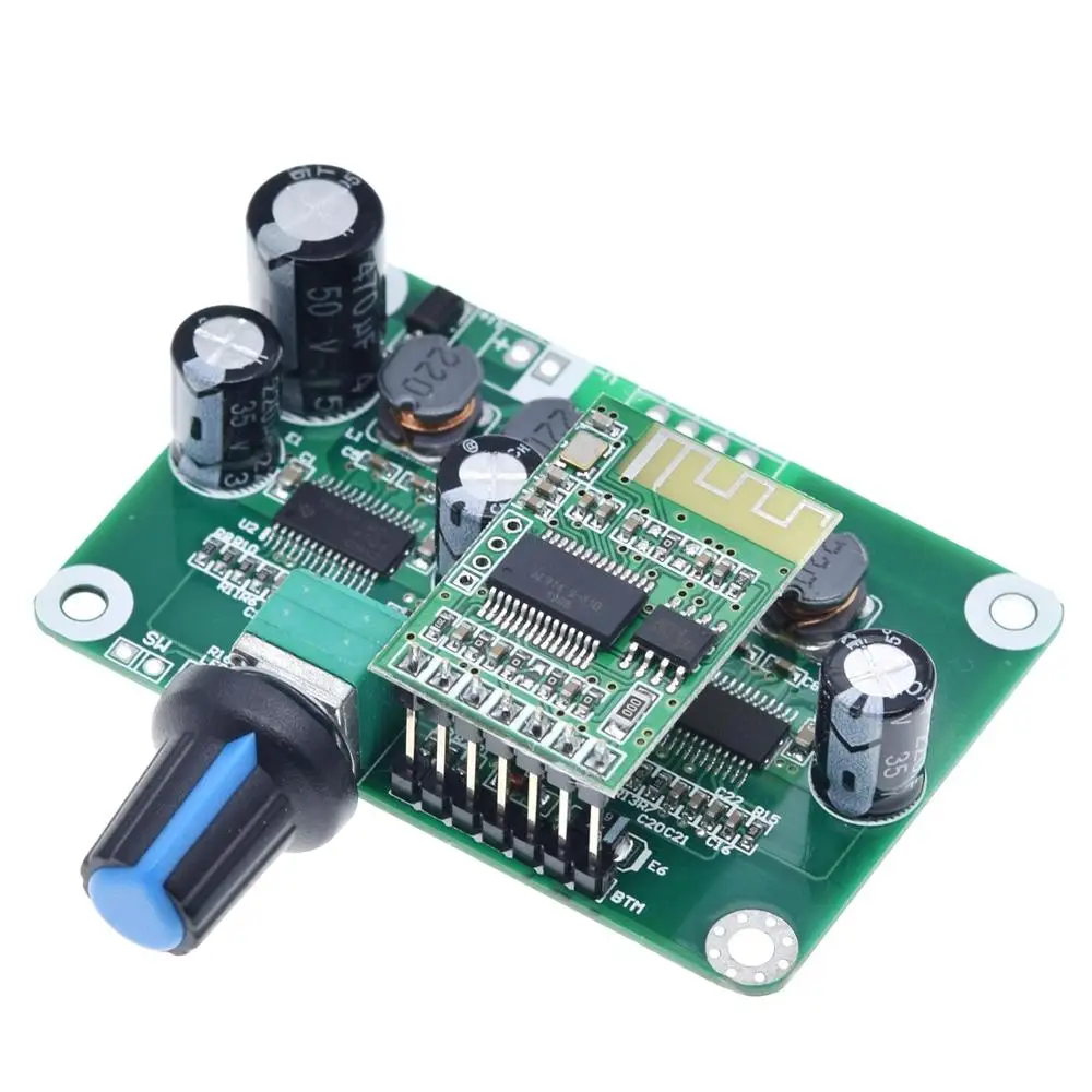 Цифровой стерео аудио усилитель мощности TZT TPA3110 Bluetooth 4 2 30 Вт + плата модуля 12 24 В