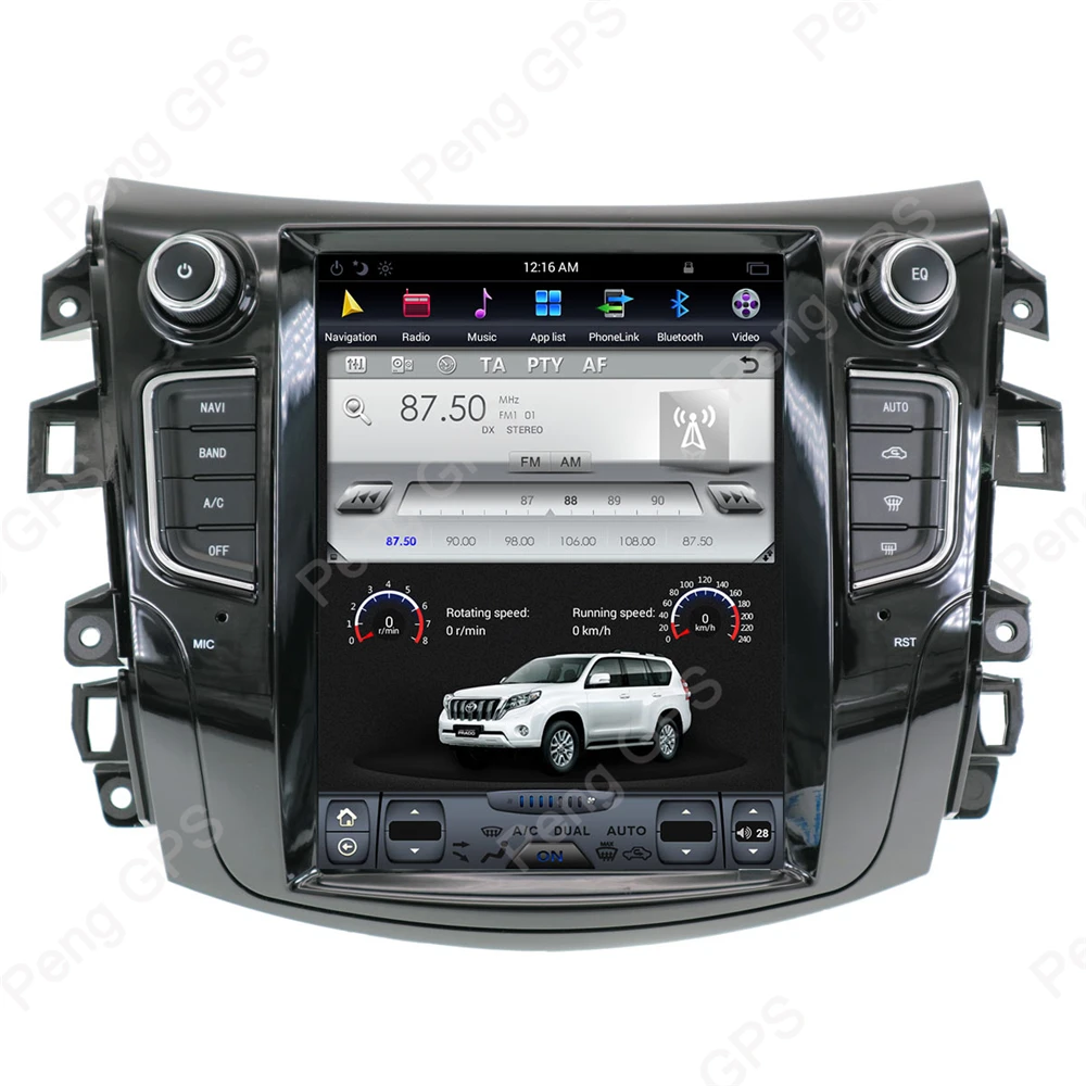 Perfect 10.4" Android 7.1 Car GPS Navigation DVD Player for NISSAN NP300 Navara 2014-2018 Tesla Style Two Din Car Radio WIFI  Headunit 2
