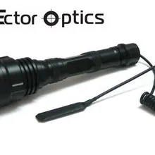 Векторная оптика Longbowman Cree R2 440 люмен светодиодный фонарь перезаряжаемый фонарь с переключателем, зарядным устройством, Кобурой, креплением, стропом