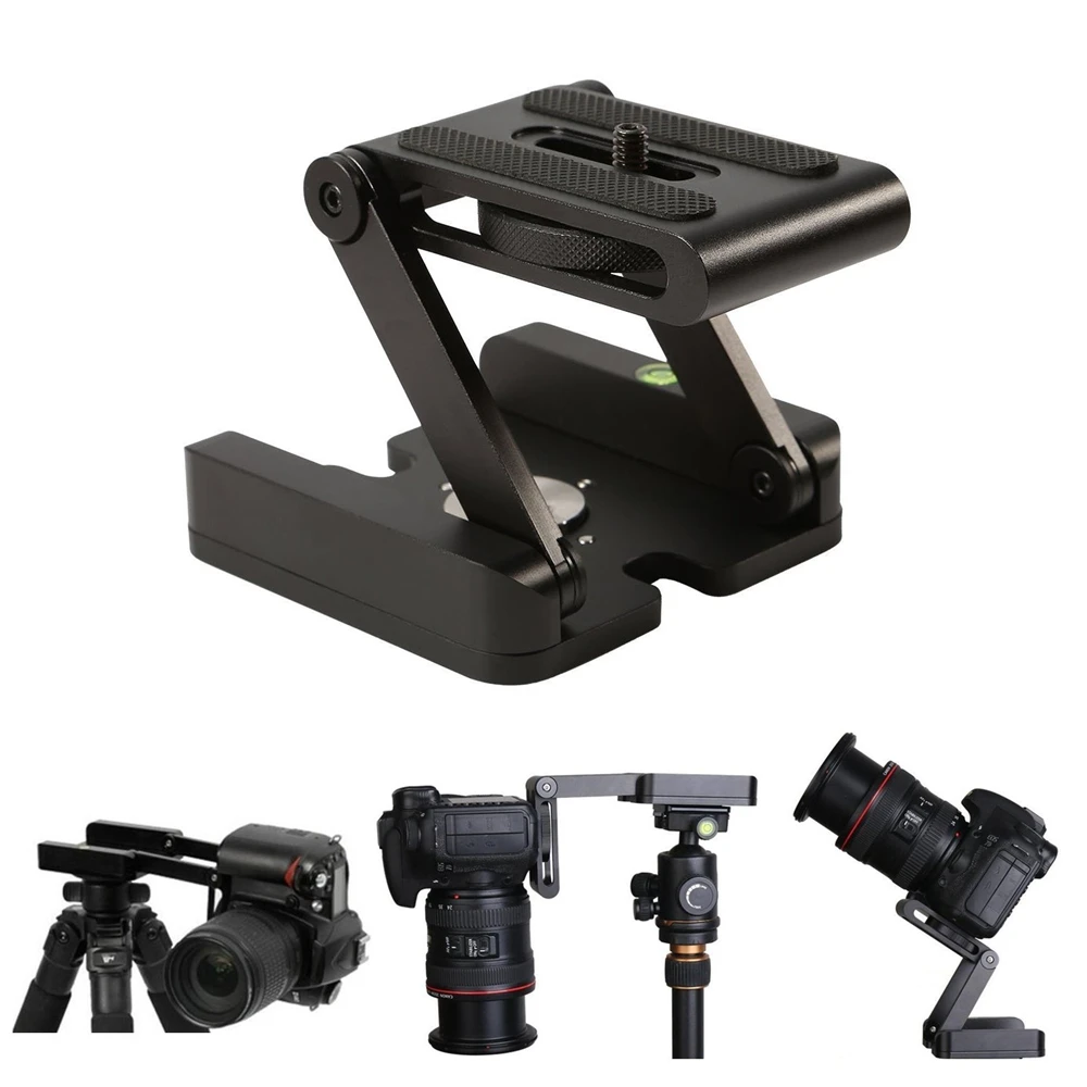 YIXIANG Tripod Head Solution Photography Studio Camera Tripod Z Pan Tilt Flex Aluminum Alloy Tilt Head