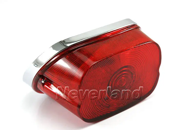 

Neverland Red LED Motorcycle Tail Light License Plate Brake Lamp For Harley Softail Dyna Sportster XL D35