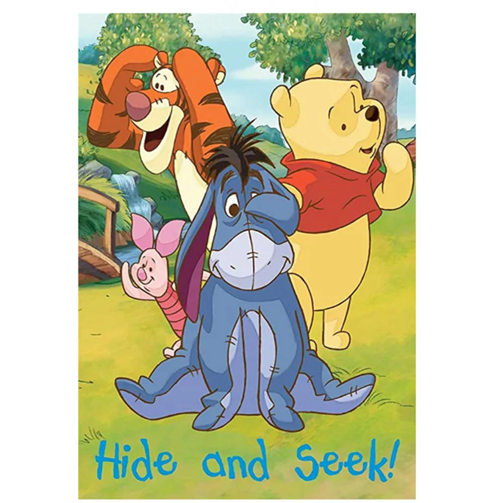 Поросенок Eeyore и Tigger Club House банды все здесь шелковые Touch одеяло на искусственном