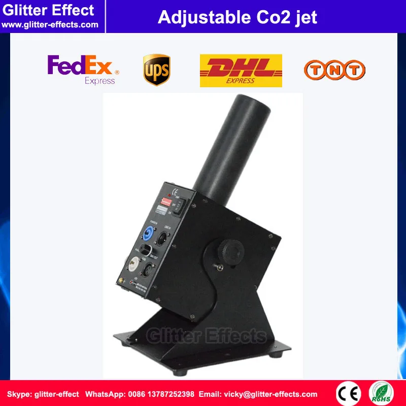 DMX512 Adjustable angle Co2 jet DJ disco Stage performance night club bar equipment  cyro Co2 fog machine