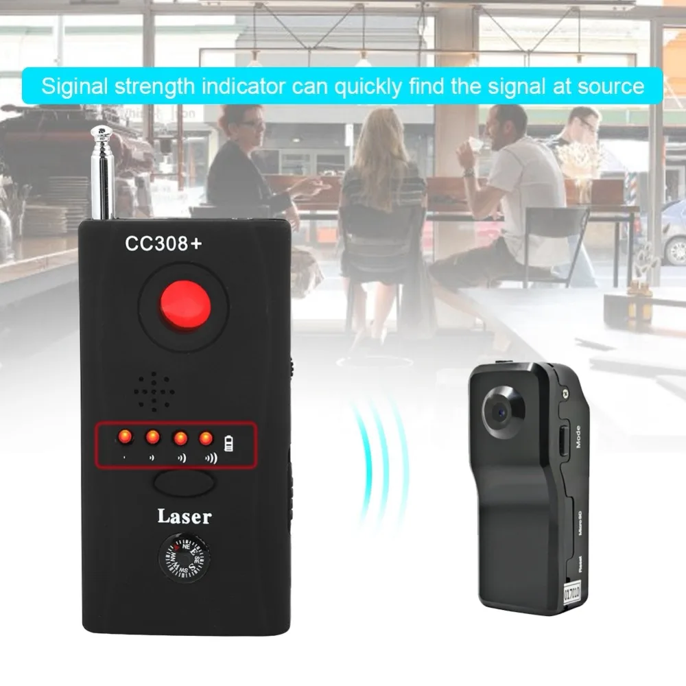 

Wireless Signal Detector Anti Candid Camera Sensor Full Range Viewfinder GSM RF Terminal Device