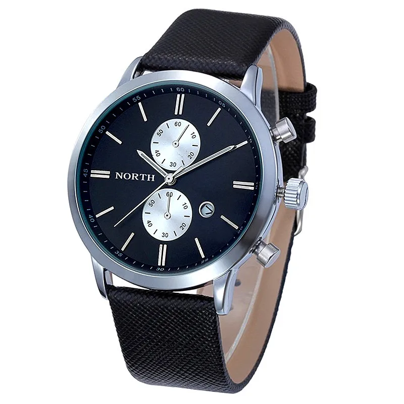 2015 Мужские модные брендовые наручные часы Аналоговые Армейские Повседневные Спортивные Кварцевые С кожаным ремешком 30М водонепроницаемые