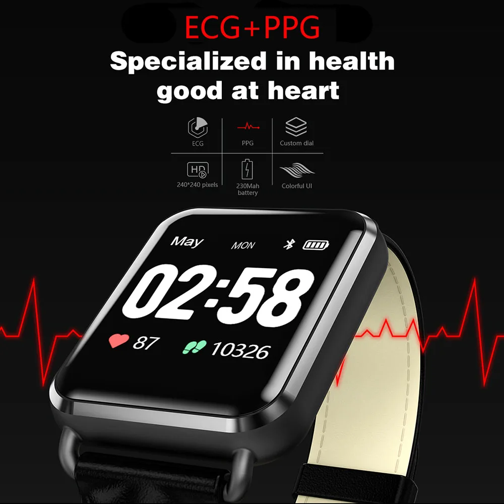 COLMI CQ13 Smart Band Fitness Bracelet Heart Rate Monitor Tracker Smart Wristband ECG PPG Blood Pressure Watch for IOS Android