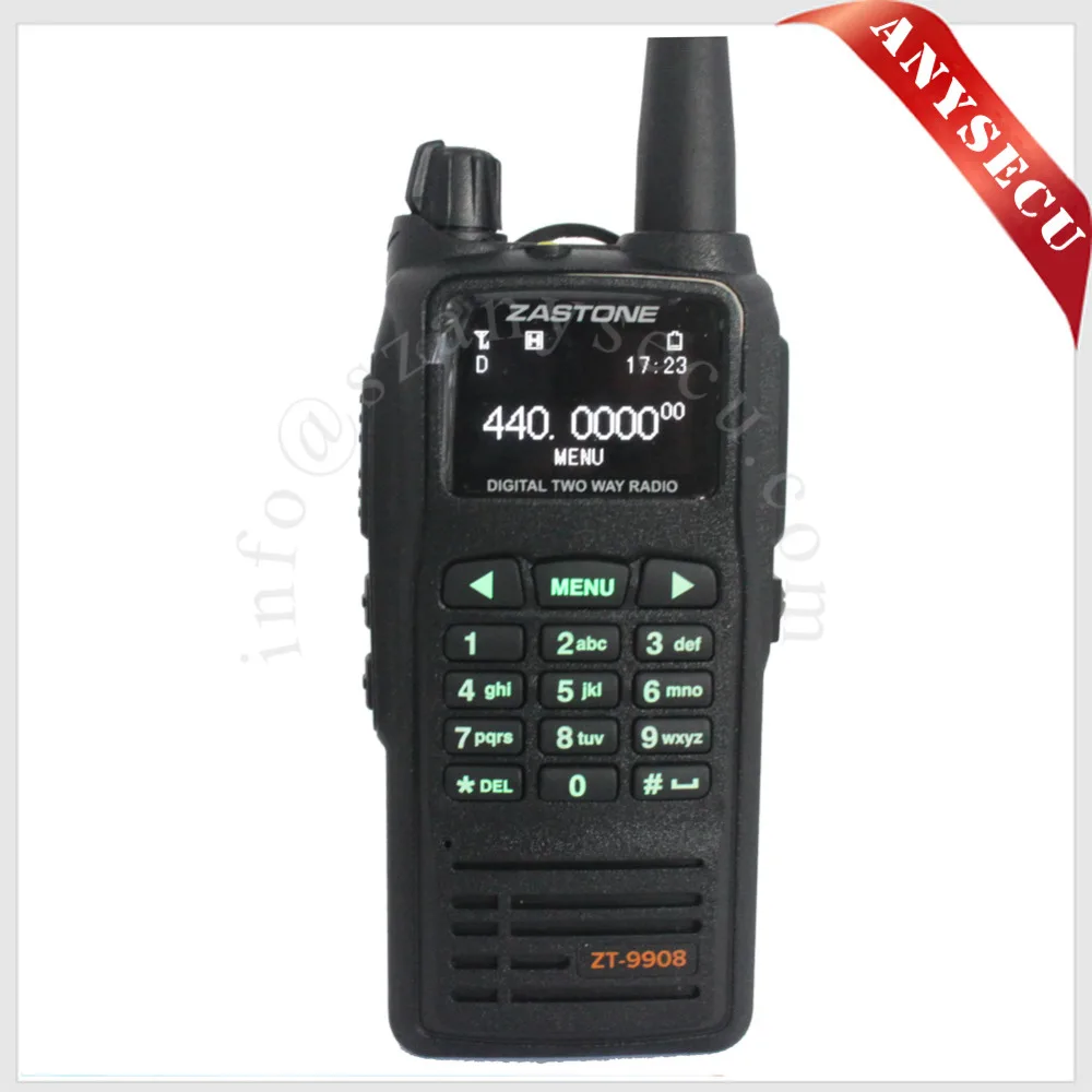 

1pcs NEW Launch Digital Portable Radio Walkie Talkie Zastone ZT-9908 DPMR Digital Standard UHF 430-470MHz Handheld Two Way Radio