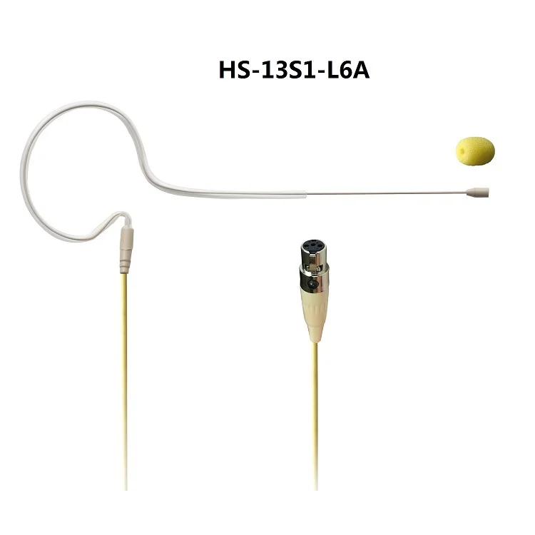 HS-13S1-L6A  01  750 single ear headset microphone