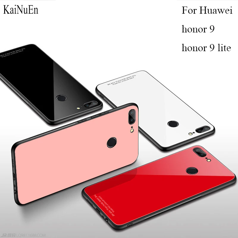 KaiNuEn luxury etui coque cover case for huawei Honor 9 Honor9 / honor lite 9lite silicone silicon phone back glass mirror |
