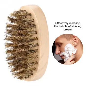 

Natural Men Beard Brush For Men Bamboo Face Massage That Works Wonders To Comb Beards and Mustach Beard Shaping Tool