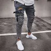 2022 men's jeans pocket Slim Jeans Fashion Hiphop Jeans ► Photo 1/3