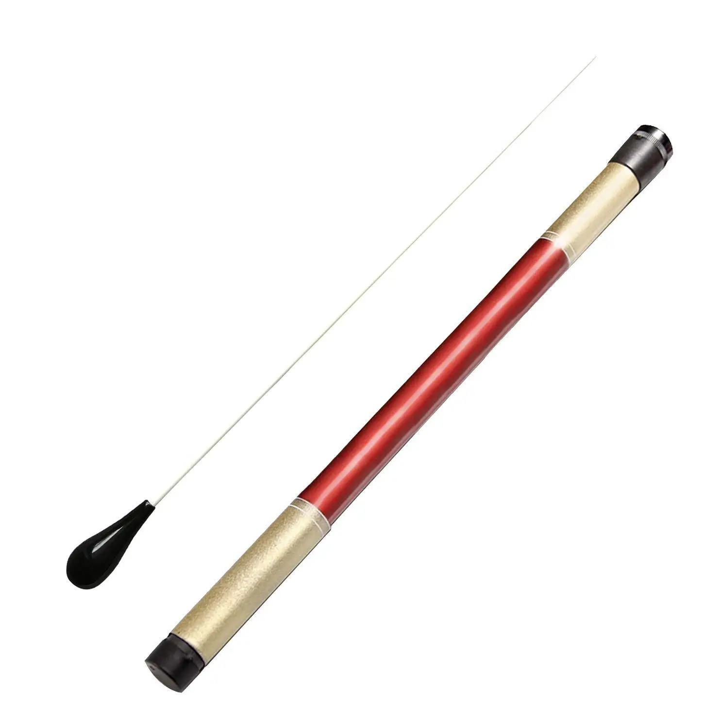 

SEWS-Music Conductor Batons,Imitation Agate Handle Orchestra Conducting Baton Music Batons (Black)