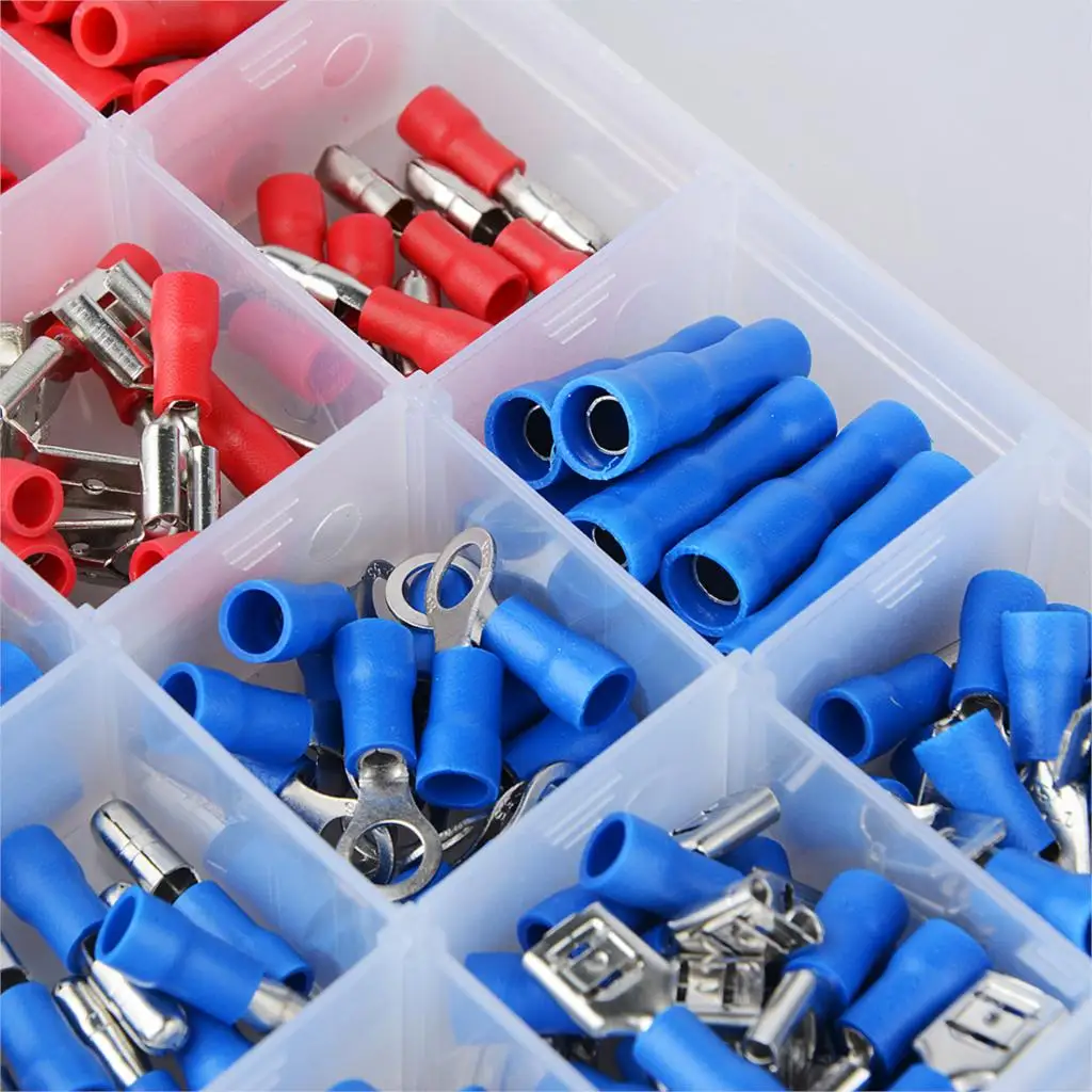 200 шт. Электрический кабель Терминал Соединительный инструмент ассорти