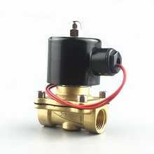 Латунный Соленоидный клапан ac/DC 12 V 1/2 ''N/C нормально замкнутый электрический клапан DN15 для воды, воздуха на дизельном топливе, керосине внутренний дизель-газового топлива