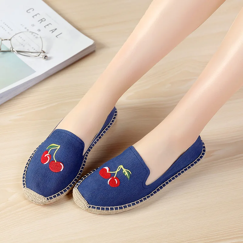 US $30.0 |2017 Instagram Hot Fruit Leinwand Espadrilles Frauenebenen Femmes Luxus Hanf Unten Marke Designer Schuhe Slipony Damen Loafers in 2017 US $30.0 |2017 Instagram Hot Fruit Leinwand Espadrilles Frauenebenen Femmes Luxus Hanf Unten Marke Designer Schuhe Slipony Damen Loafers in 2017