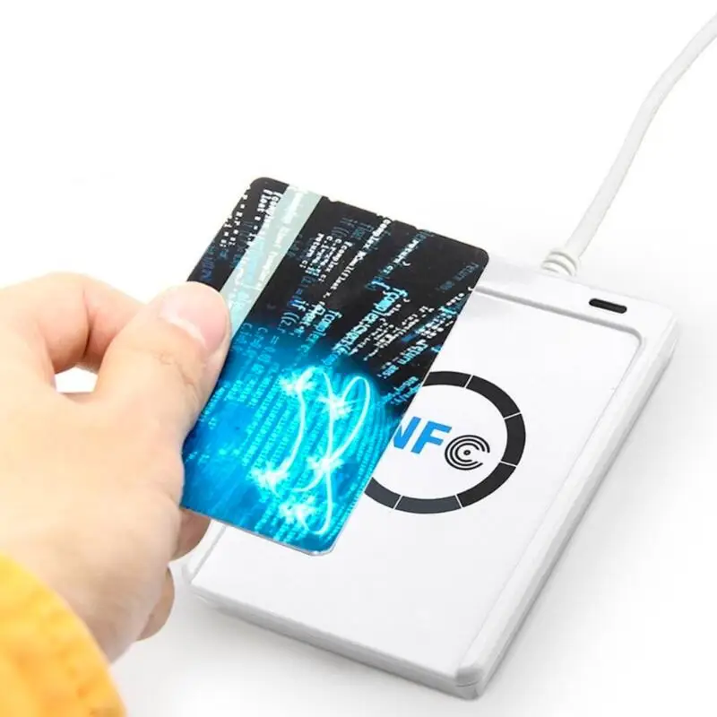 NFC ACR122U RFID Smart Card Reader Писатель Копир копировальный записываемый программного обеспечения Клон USB S50 13,56 мГц ISO/IEC18092 + 5 шт. M1 карты