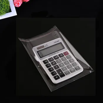 

100pcs NewTransparent Self Adhesive Seal OPP Bag Jewelry Protection Bags Sticky Tape Resealable Packing Sack Clear Storage Bags