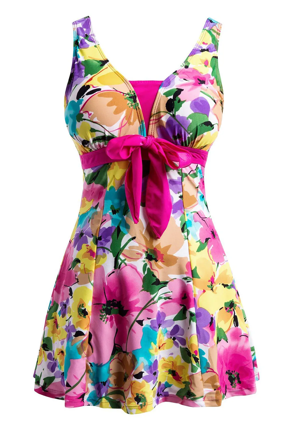 Günstig Frauen Bademode Badeanzug Push Up Badeanzug Ein Stück Schwimmen kleid