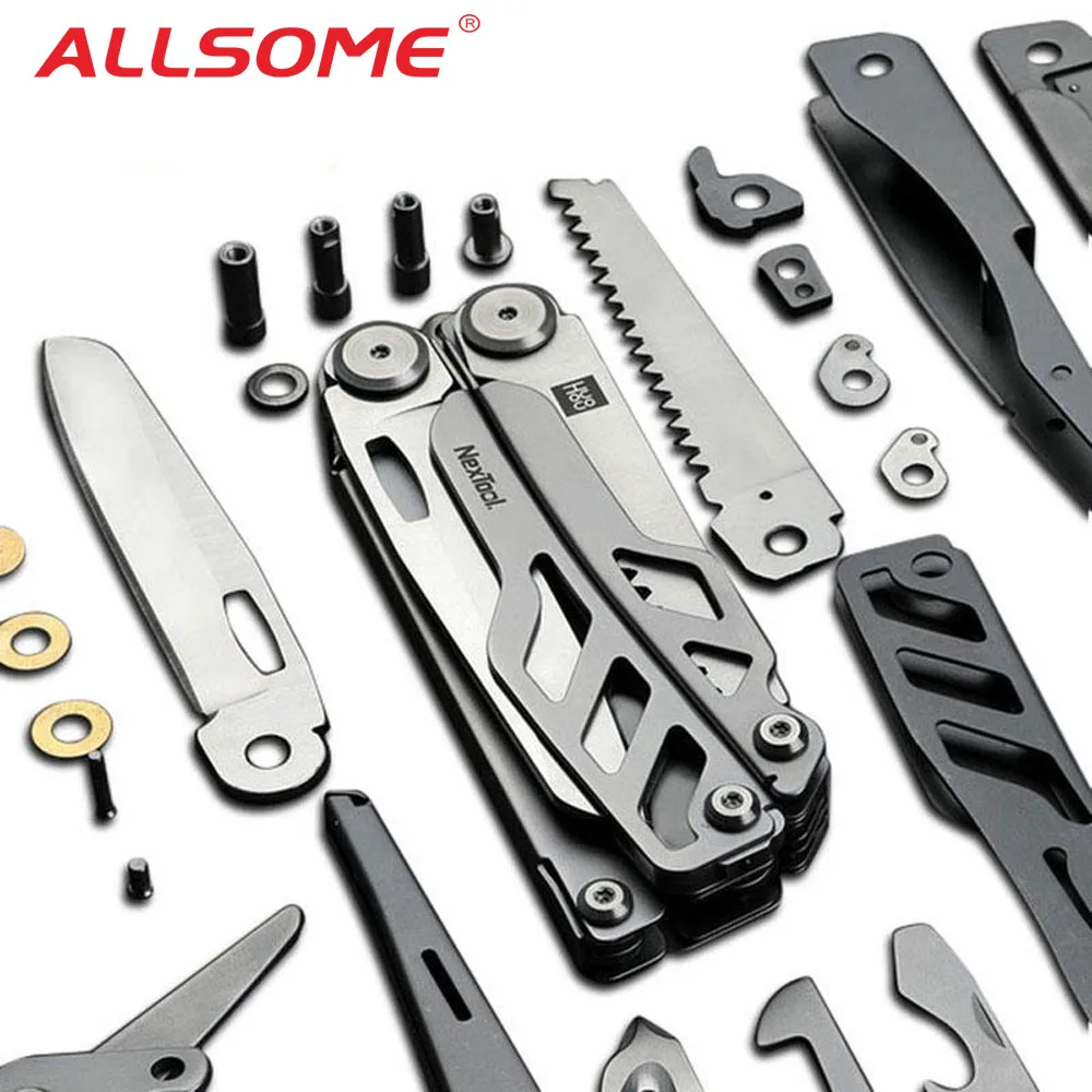 

Pre-Sale HUOHOU Multi-function Knife 15 Functions Folding Knife Bottle Opener Screwdriver Pliers Scissor Wood Saw Wire Cutter