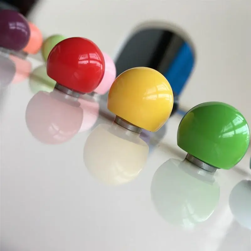 Магниты на холодильник сферические Muliticolor офисные магниты для календарей белые