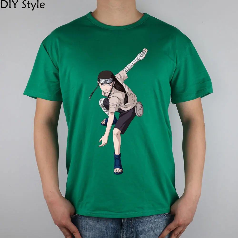 Мужская футболка с коротким рукавом принтом Наруто Ning times Hyuga Neji 2|brand t shirt men|t ment men
