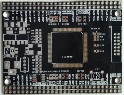 Xilinx FPGA макетная плата, Spartan6 XC6SLX9 макетная плата, основная плата, минимальная системная плата - Цвет: PCB