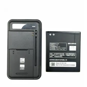 

1PCS Universal battery Charger + 1PCS 2000mAh BL210 Battery for Lenovo A536 A606 S820 S820E A750E A770E A656 A766 A658T S650