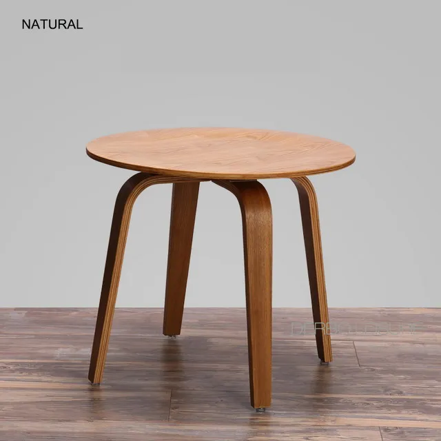 Современный классический дизайн фанера твердая древесина ясеня шпон Лофт диван угловой боковой стол модная популярная Гостиная Современная Мебель 1 шт - Цвет: Natural