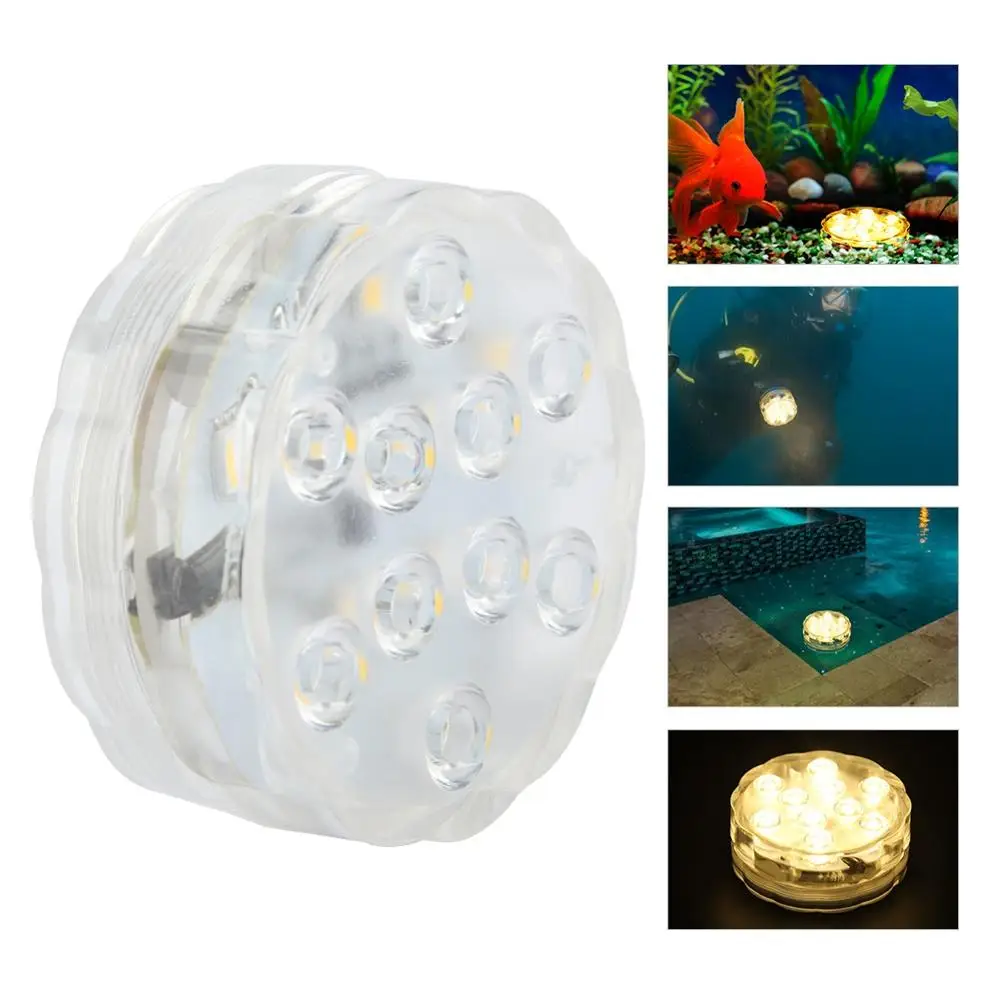 

Swimming Pool Lights Led Aquarium 4.5V LED Underwater Light Warm White Waterproof For Fish Pond Swimming Pool Bar