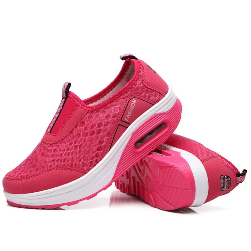 

Women Shoes Casual Summer Fashion Ladies Breathable Beach Mesh Walking Shoes Platform chaussure femme Tenis Feminino