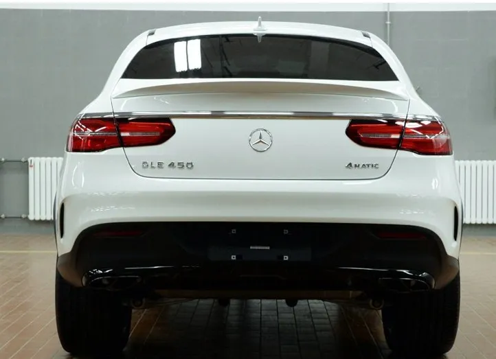 

For Mercedes gle coupe Spoiler Benz gle class trunk spoiler W166 GLE63 AMG ABS Plastic Color lacquer spoiler 2016-2018