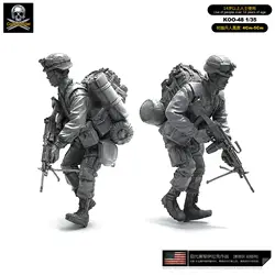 1/35 модель наборы американская армия каучуковый солдат Unmounted Koo-48