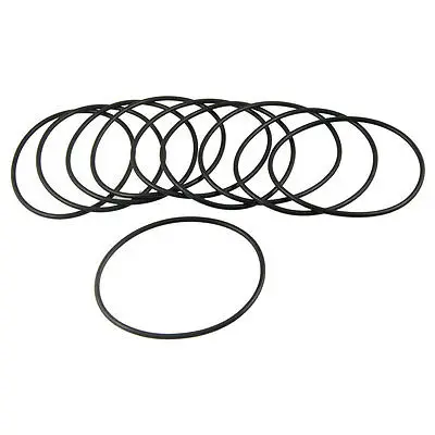 

88mm x 81.8mm x 3.1mm Rubber Sealing Oil Filter O Rings Gaskets 10 Pcs