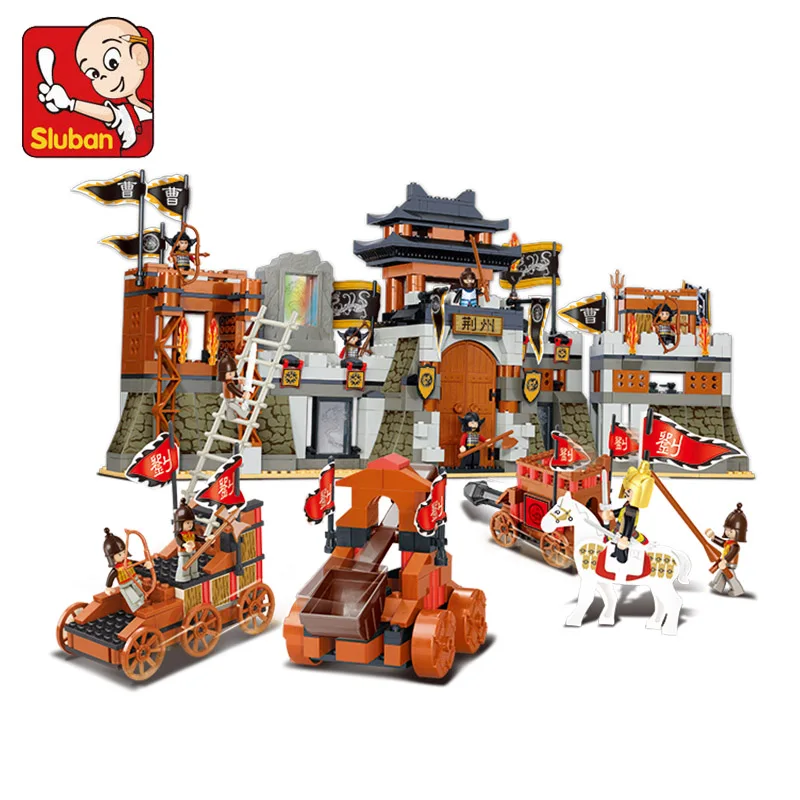 

SLuban 0267 846 PCS The Three Kingdoms series - wisdom collection.3D DIY Figures Birthday Christmas Gifts Legoings toys for KID