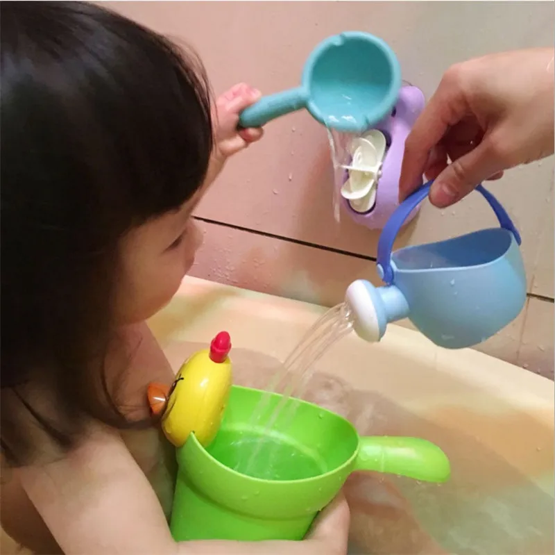 4pcs/Set Children Play in the Water Baby Bath Toy Shower Water Wheel Babies Bathroom Toy