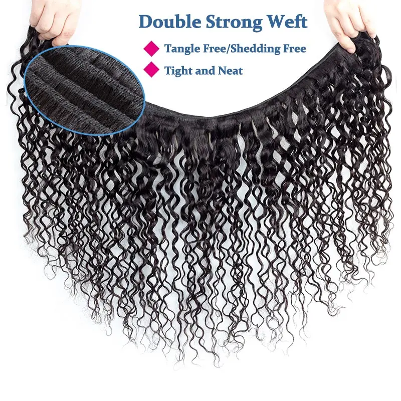 Remyblue бразильские волосы плетение пучки с закрытием натуральные черные афро кудрявые Вьющиеся 3 пучки с закрытием Remy человеческие волосы