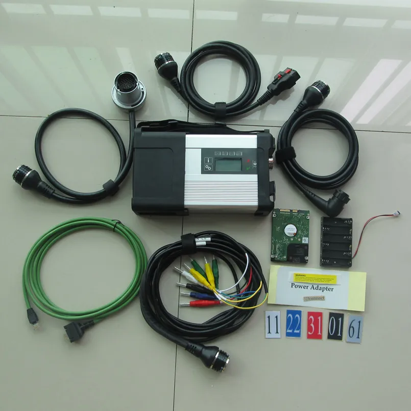 MB SD C5 MB Star C5 SD conectar diagnóstico + alldata 1053 software de reparación 1tb hdd + mb c5 v