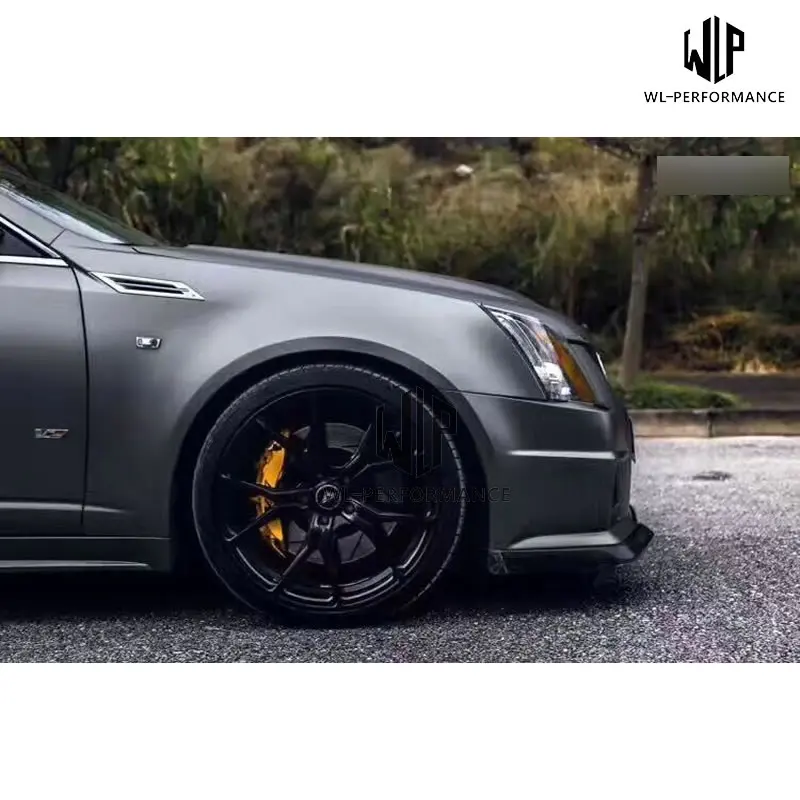 CTS CTS-V высокого качества PP Upainted передний бампер гоночные грили комплект кузова автомобиля для Cadillac CTS CTS-V стайлинга автомобиля 08-12