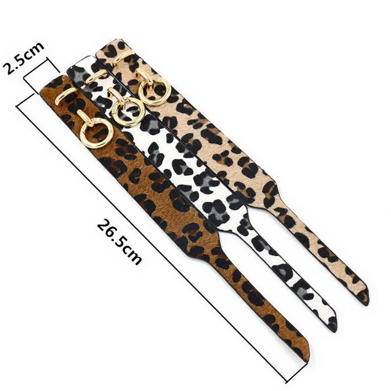 Женский браслет из натуральной кожи в Корейском стиле с леопардовым узором и кожаным браслетом из конского волоса от Rainbery JB0515