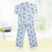 6 – 14-Years-Old Children Clothing Set Kids Pajama Sets Pijama Set Sleepwear in Spring Autumn in 100% Cotton